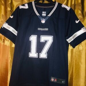 Brandon Aubrey Stitched Jersey. It’s a Youth XXL, but fits like a Men’s Large.